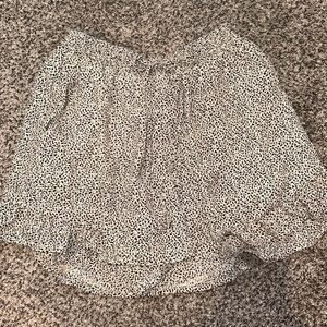 leopard print flowy shorts